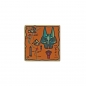 3068px19 Lego Fliese beige Aufdruck Landkarte mit Hieroglyphen
