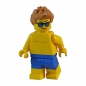 cty760 Lego Minifigur Strandbesucher