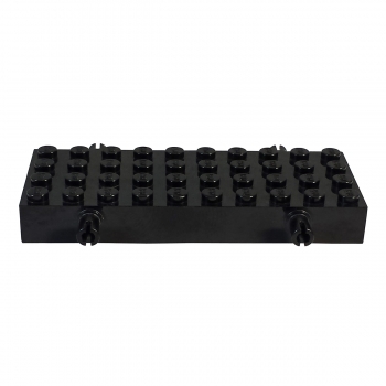 30076 Lego Fahrzeug Achsplatte schwarz