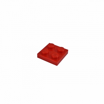3022 Lego Platte rot