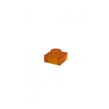 3024 Lego Platte transparent orange
