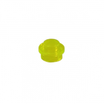 4073 Lego Platte rund transparent neongelb