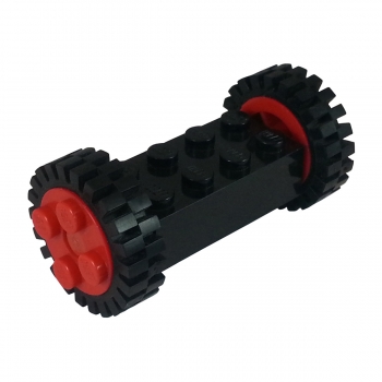 4180c02assy1 Lego Achse mit Räder