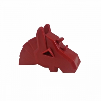 Lego 48492 Pferdehelm dunkelrot