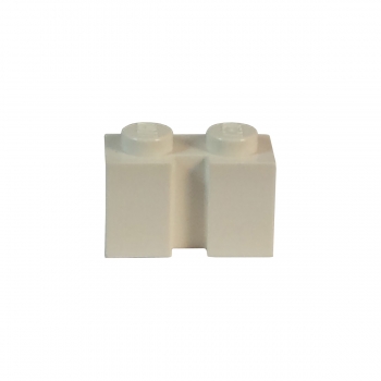 4216 Lego Bausteine mit Nut weiß