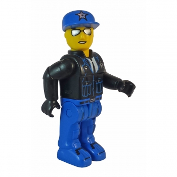 js012 Lego 4 Juniors Jack Stone Figur Polizeimann