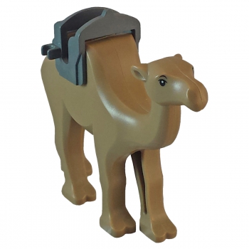 Lego Camel dark tan with saddle