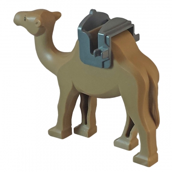 Lego Camel dark tan with saddle