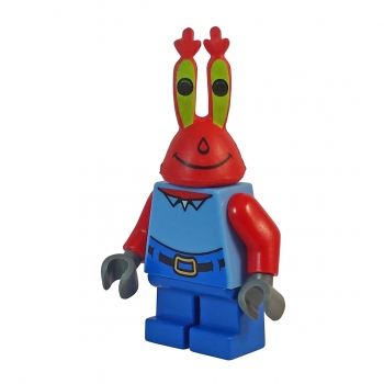 bob005 Lego Minifigur Mr. Krabs