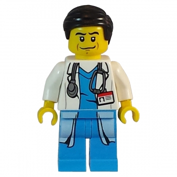 cty0319 Lego Minifigur Arzt