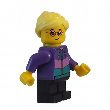 cty0908 Lego Minifigur Mädchen mit Brille