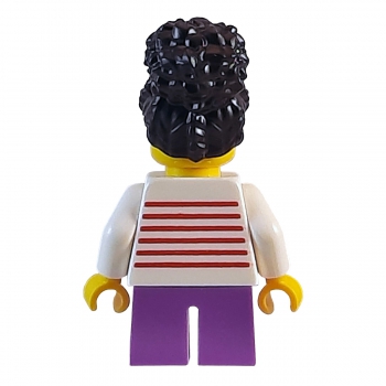 cty1019 Lego Minifigur Mädchen mit schwarzem Haar