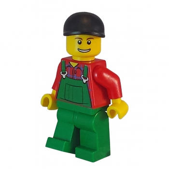 Bauer mit Mistgabel Farmer Lego City Figur 