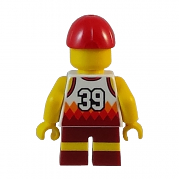 cty770 Lego Minifigur Junge mit Basketball Trikot