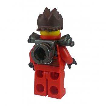 njo186 Lego Minifigur Kai mit Stein Rüstung