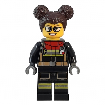 cty1732 Lego Minifigur Feuerwehrfrau
