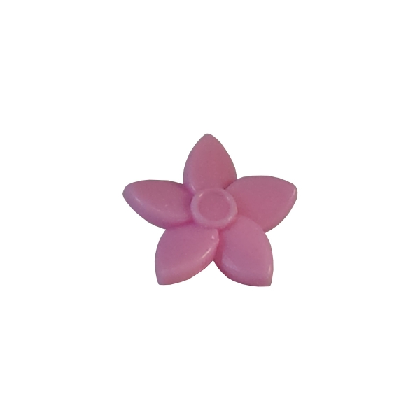 Lego Hair Decoration Flower bright pink