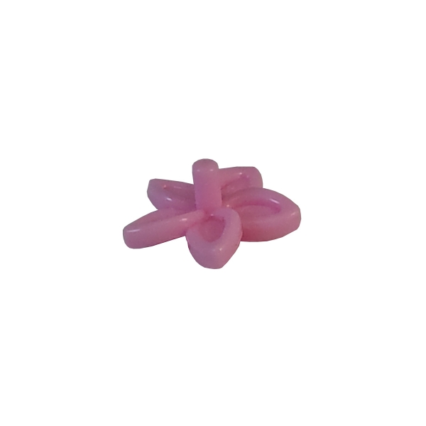 Lego Hair Decoration Flower bright pink