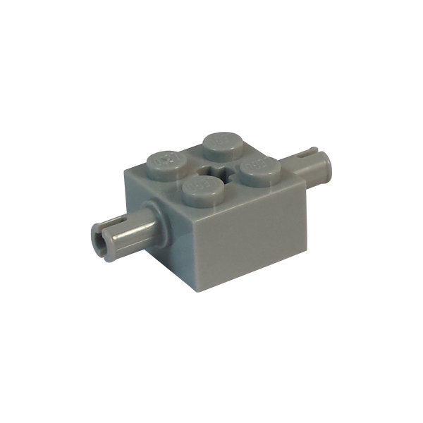 30000 Lego Brick with two Pins lightbluishgray