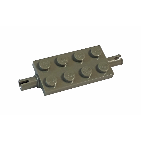 30157 Lego Plate with two Pins dark gray