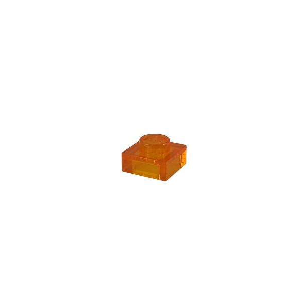3024 Lego Platte transparent orange