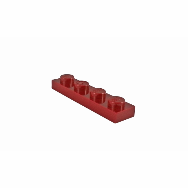 3710 Lego Platte dunkelrot