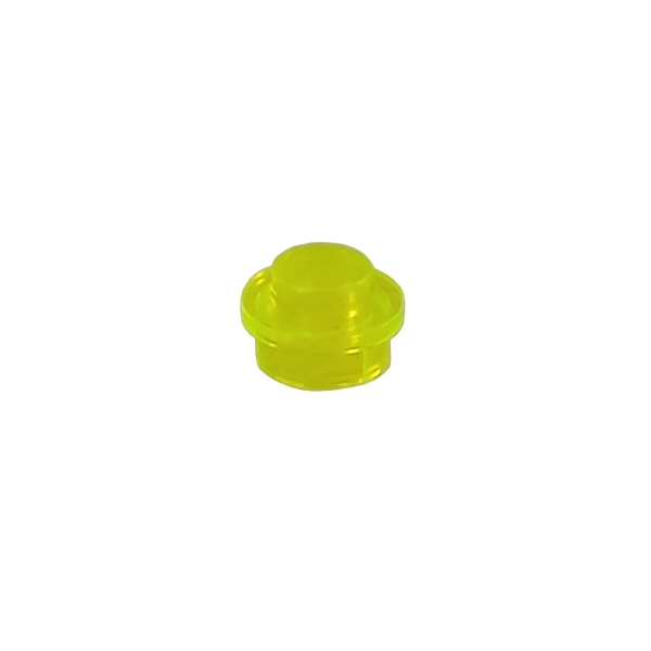 4073 Lego Platte rund transparent neongelb