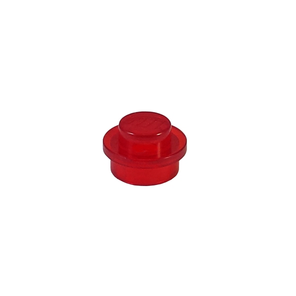 4073 Lego Platte rund transparent rot