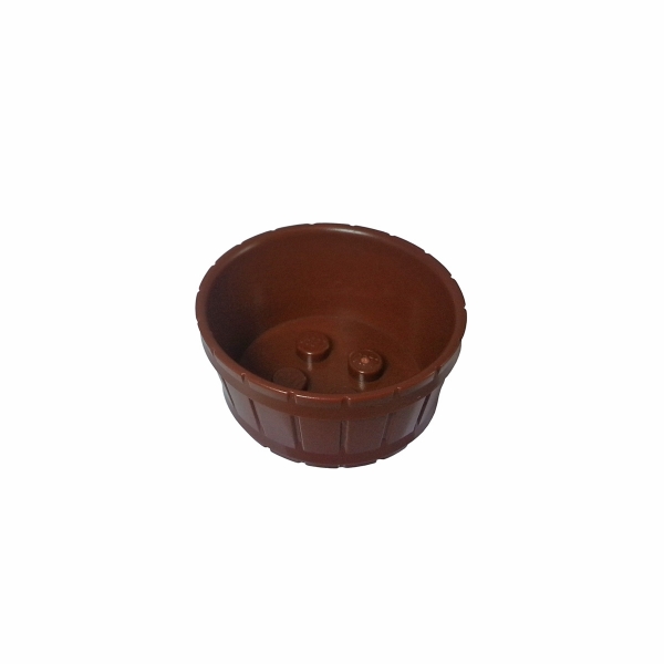 4424 Lego Barrel Container reddishbrown
