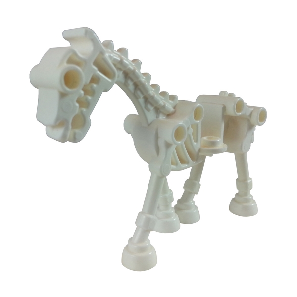Lego Skelett Pferd weiß
