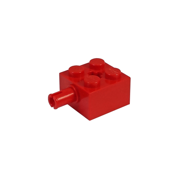 6232 Lego Baustein mit einem Pin rot