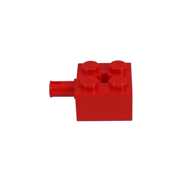 6232 Lego Baustein mit einem Pin rot