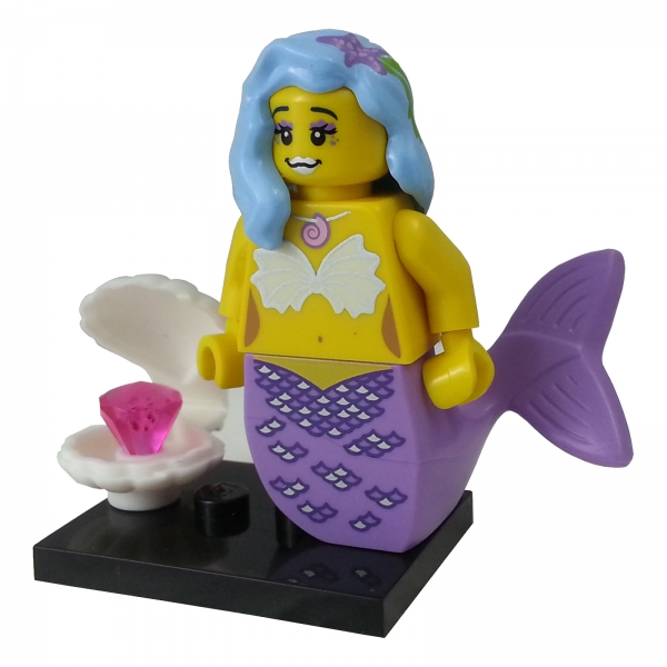 LEGO Minifigur Meerjungfrau mit Krabbe/ Krebs NEU 