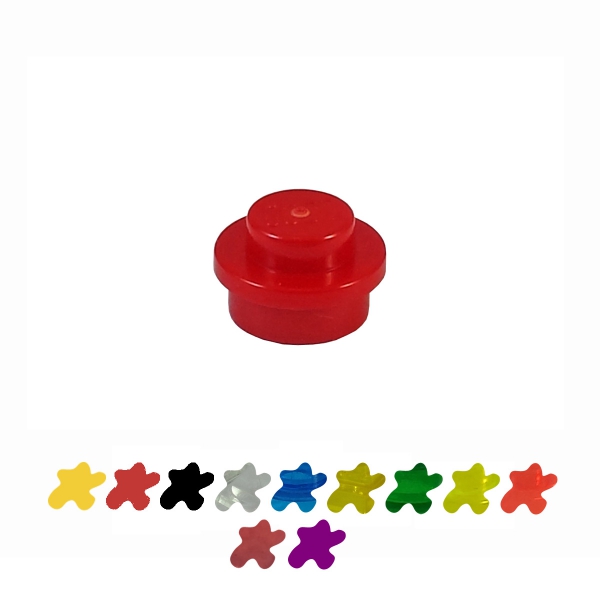4073 Lego Platte rund in verschiedenen Farben