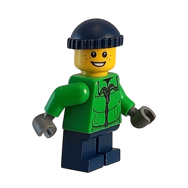 hol065 Lego Minifigure Boy with freckles