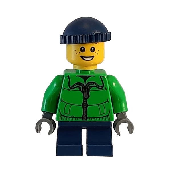 hol065 Lego Minifigure Boy with freckles