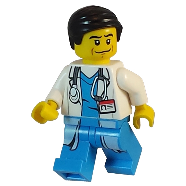 cty0319 Lego Minifigur Arzt