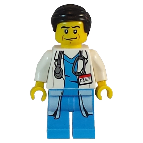 cty0319 Lego Minifigur Arzt