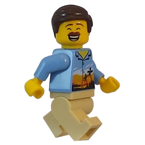 cty0909 Lego Minifigur Tourist Wanderer
