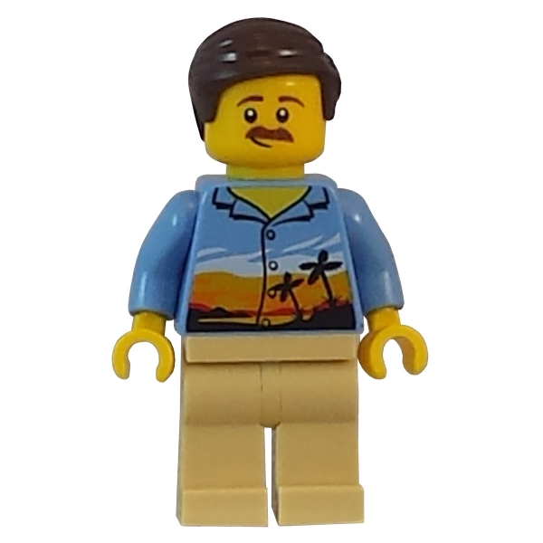 cty0909 Lego Minifigur Tourist Wanderer