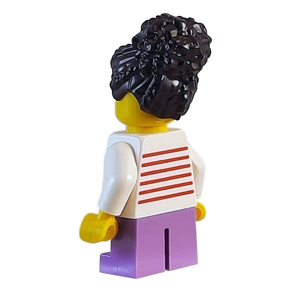 cty1019 Lego Minifigur Mädchen mit schwarzem Haar