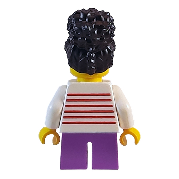 cty1019 Lego Minifigur Mädchen mit schwarzem Haar