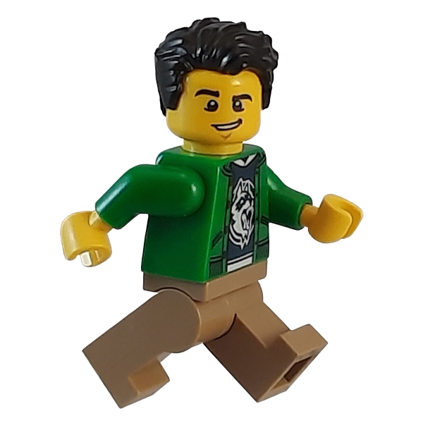 cty1086 Lego Minifigur Ski Shop Verkäufer