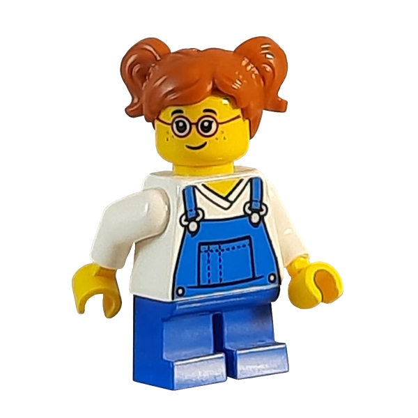 cty1226 Lego Minifigur Mädchen mit zwei Zöpfen