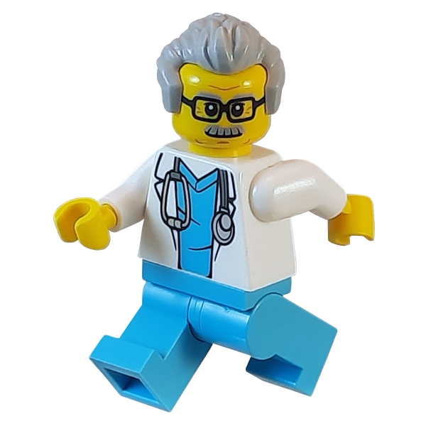cty1341 Lego Minifigur Doktor
