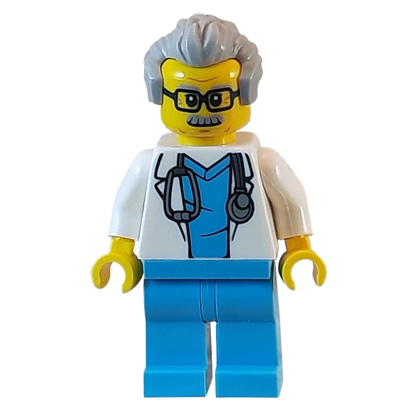 cty1341 Lego Minifigur Doktor