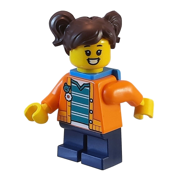 cty1390 Lego Minifigure Madison with backpack