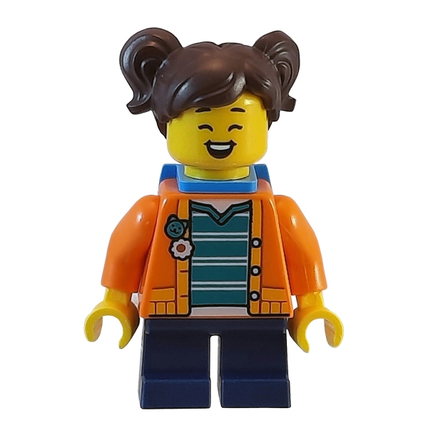 cty1390 Lego Minifigure Madison with backpack