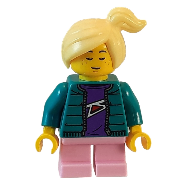 cty1392 Lego Minifigur Mädchen mit Zopf
