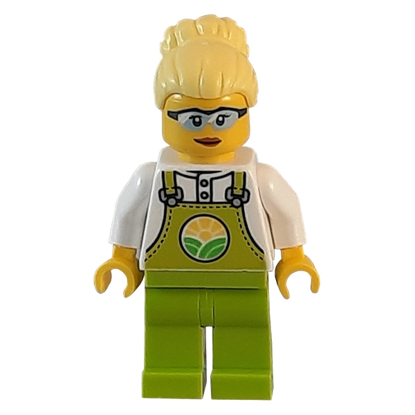 cty1441 Lego Minifigur Pfirsich Bäuerin